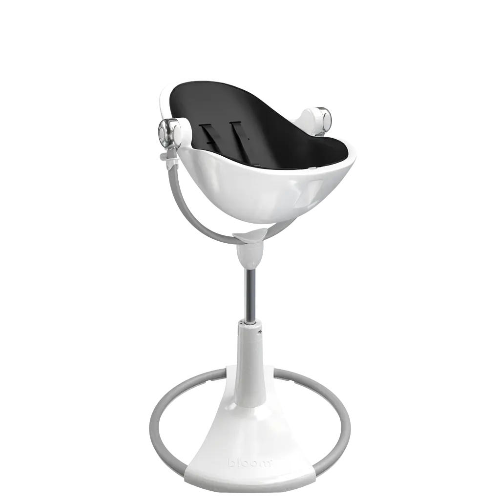 Стульчик для кормления Bloom Fresco White/Midnight black (E10535-W\E10516-MBL) - фото 6
