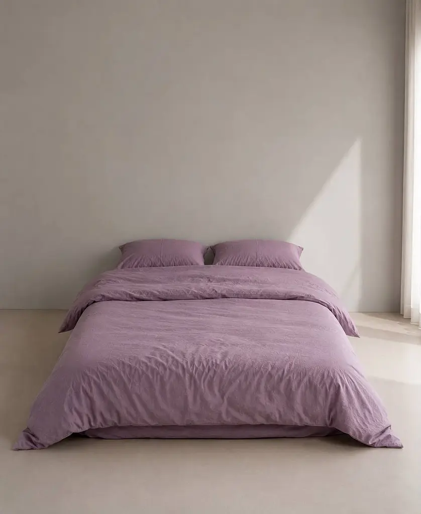 Комплект постільної білизни євро 200х220 см VIOLET варена бавовна TC303376321 - фото 2
