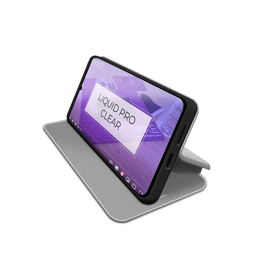 Чохол-книжка MAKE Tecno Spark 40C Flip Titanium Grey - фото 3