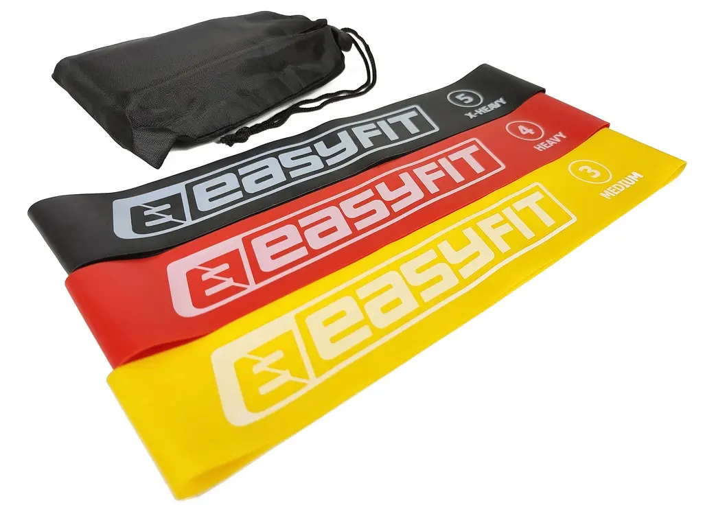 Гумові кільця для фітнесу EasyFit набір 3 шт (EF-1812) - фото 3