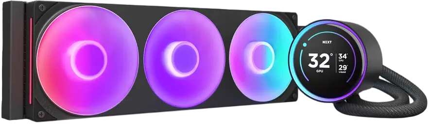 Водяне охолодження NZXT Kraken Elite 360 RGB Black (RL-KR36E-B2)