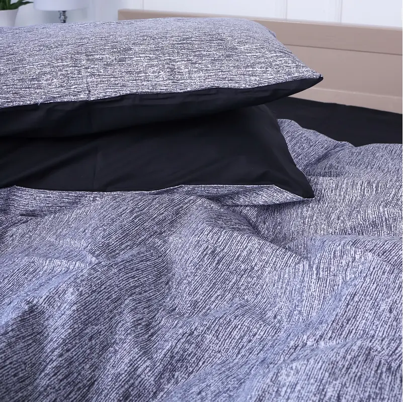 Простыня MirSon Ranforce Elite 17-4762 Novara 220x240 см черная (2200008941925) - фото 4