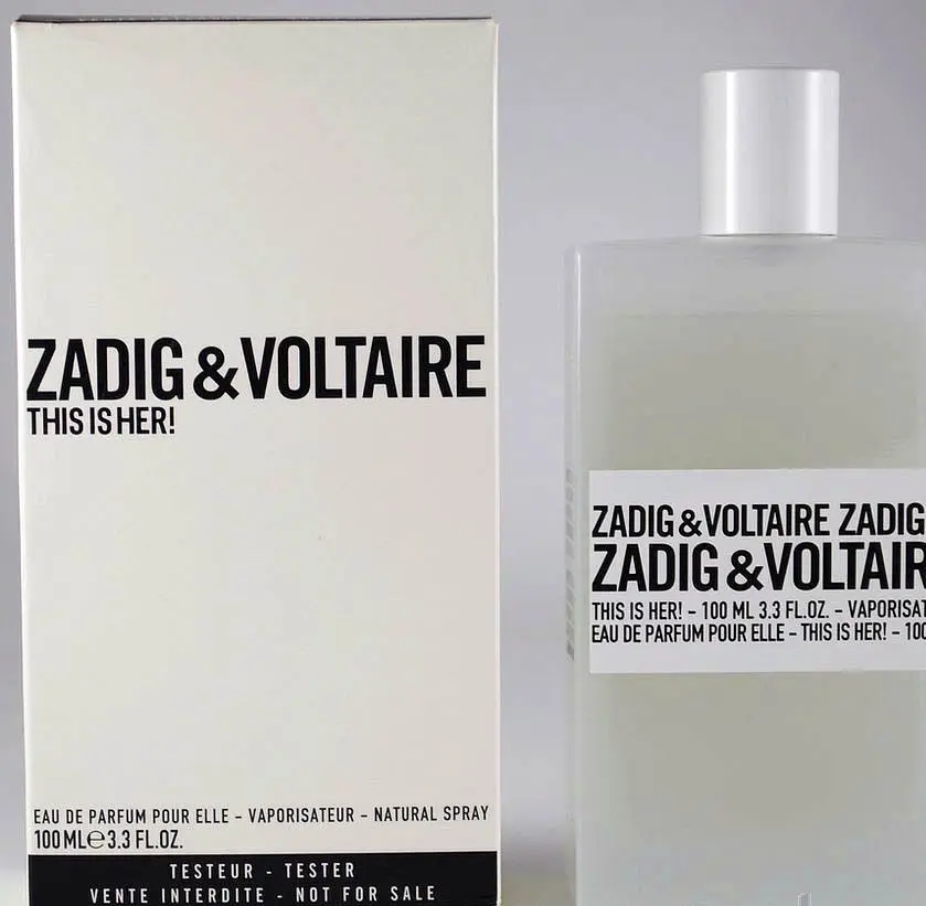 Оригінал Zadig & Voltaire This is her 100 мл ТЕСТЕР парфумована вода - фото 2