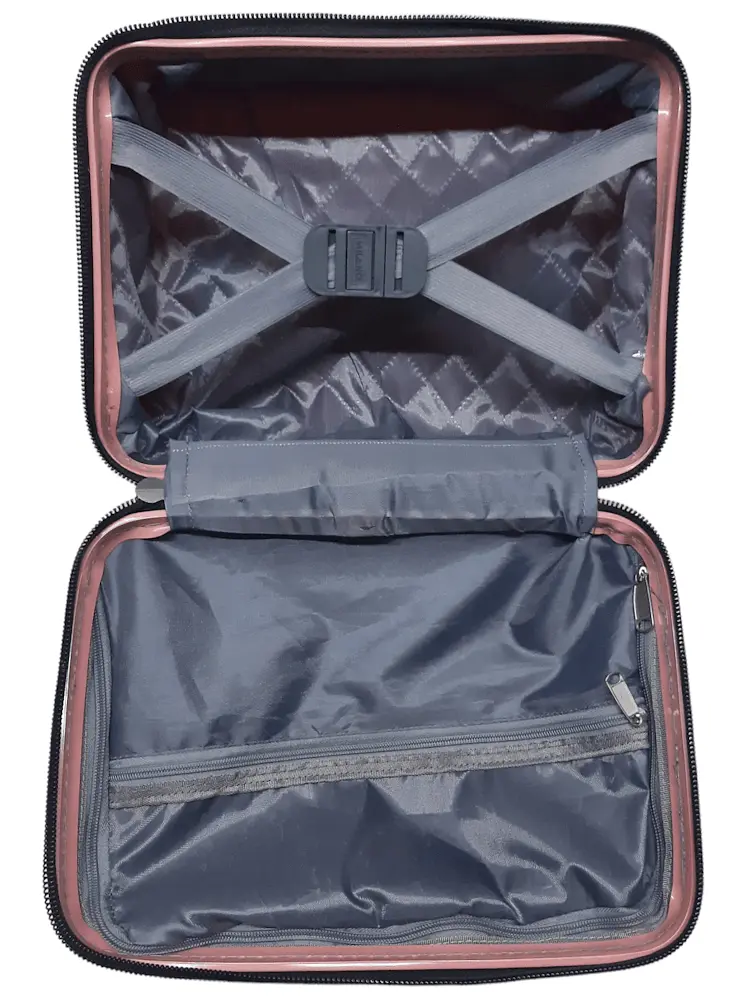 Бьюті-кейс великий Milano bag 0306/14 поліпропілен L Бузковий - фото 2