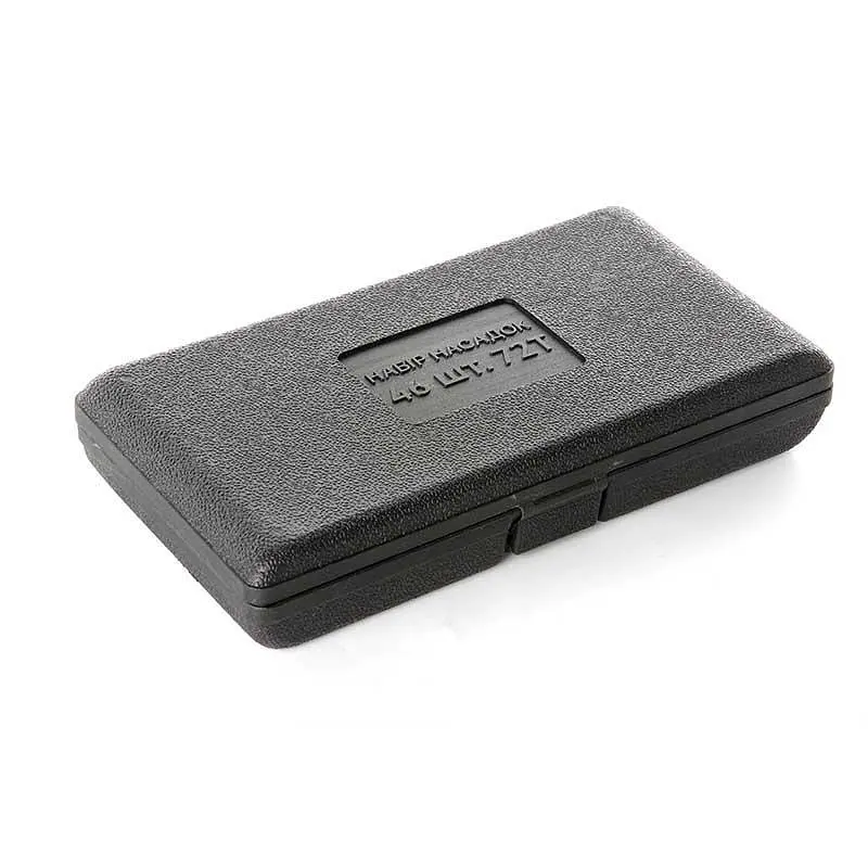Набір насадок та інструментів Premium Pro CrV 1/4" 72Т з тріскачкою 46 шт. 30412 - фото 4