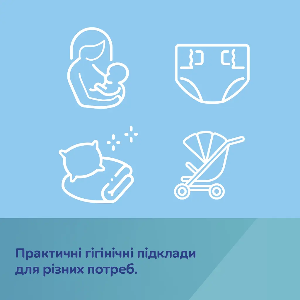 Одноразові гігієнічні пелюшки Canpol babies 60х60 см 10 шт. (78/006) - фото 4