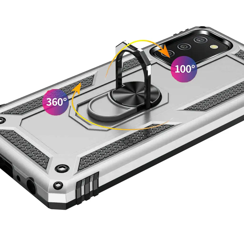 Панель BeCover Military для Samsung Galaxy A02 SM-A025/A03 SM-A037/M02 SM-M025 Silver (706015) - фото 3
