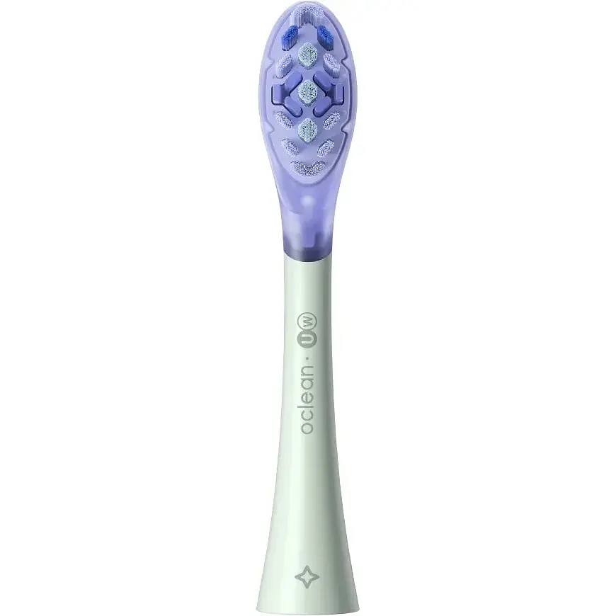 Насадка для зубной щетки Oclean UW01 G02 Ultra White Brush Head 2 шт. Green [6970810553529] [100964] - фото 2