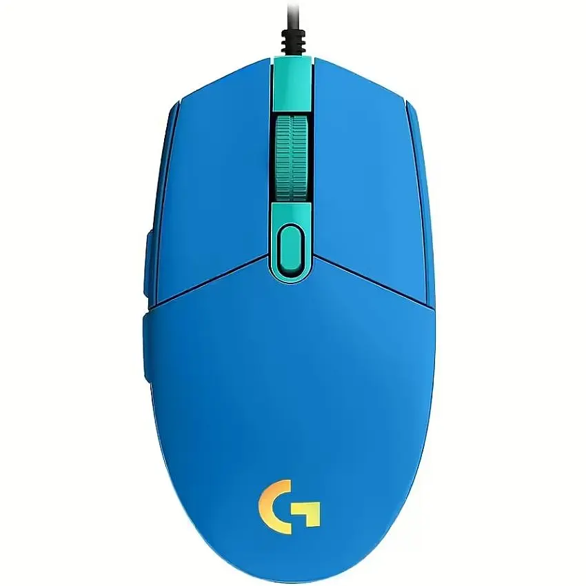 Комп'ютерна мишка Logitech G102 Lightsync USB синя (910-005810) - фото 4