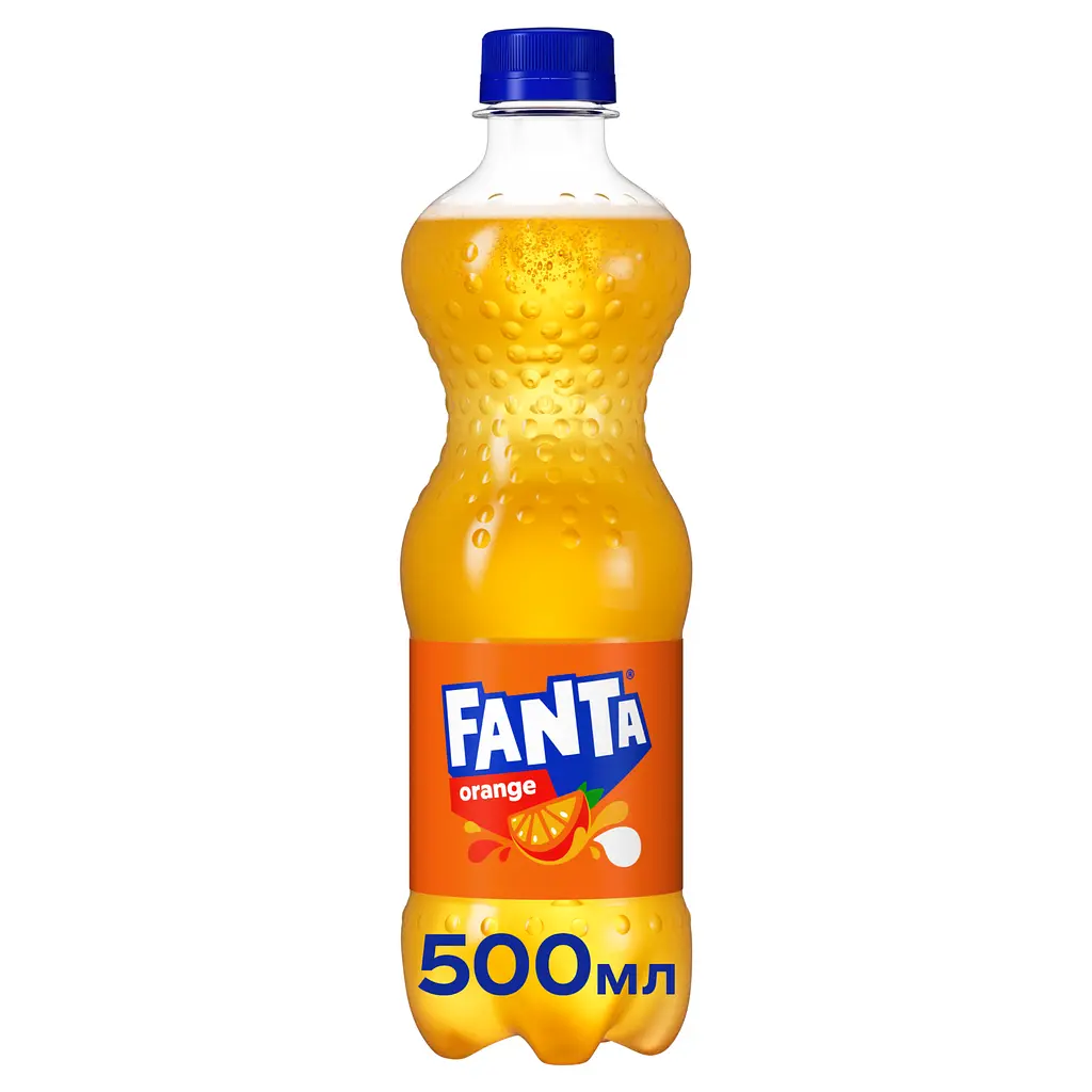 Напій Fanta Orange безалкогольний сильногазований 500 мл - фото 3