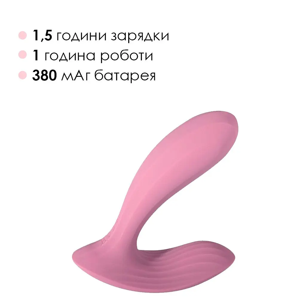Смарт-вібратор у трусики Svakom Erica Romantic Rose, дуже гнучкий, 2 мотори - фото 6