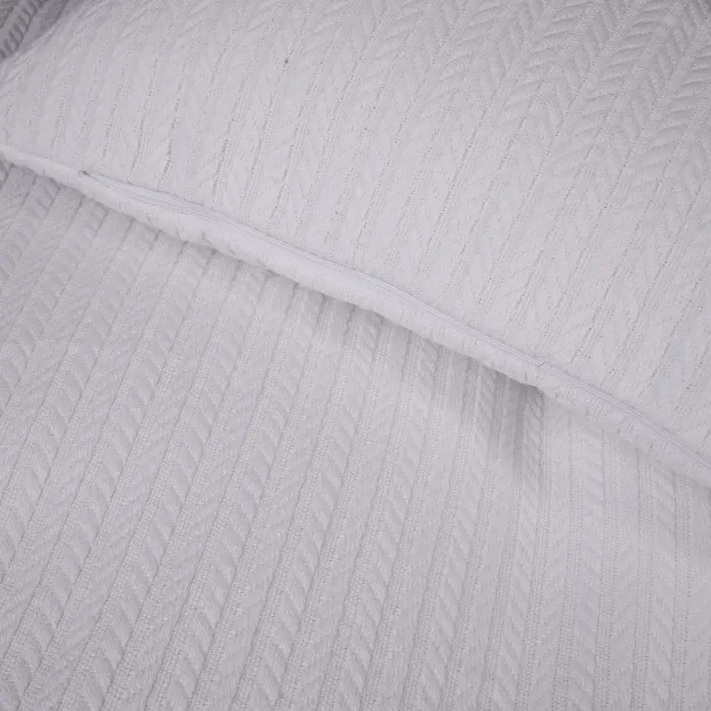 Покривало з наволочками MirSon 150 x 240 см №10-01 Arrowline White (2200011047973) - фото 3