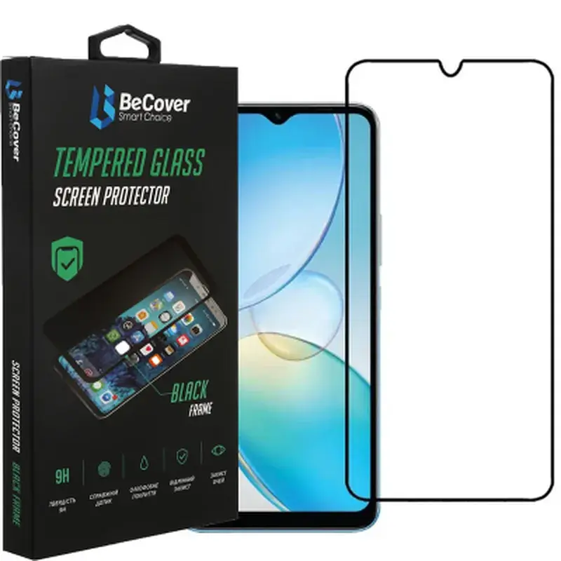 Скло захисне BeCover Infinix Hot 12і (X665B) Black (708540)