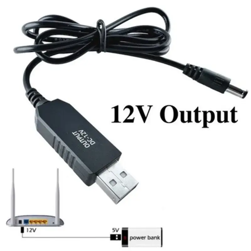 Кабель живлення USB to DC 5.5x2.1mm 12V 1.0m Dynamode (DM-USB-DC-5.5x2.1-12V) - фото 4