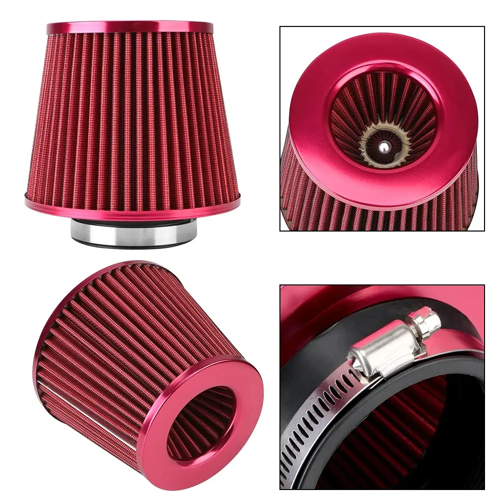 Фільтр нульового опору SPORT RED (під патрубок Ø70мм) - фото 2