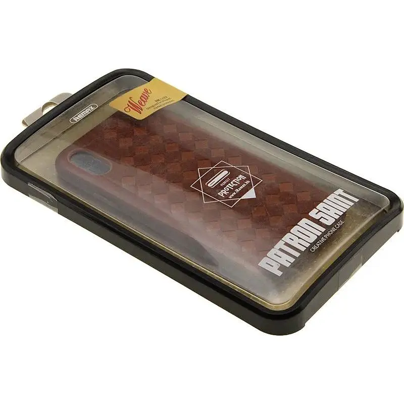 Чохол-накладка Remax Creative Case Apple iPhone X Brown - фото 4