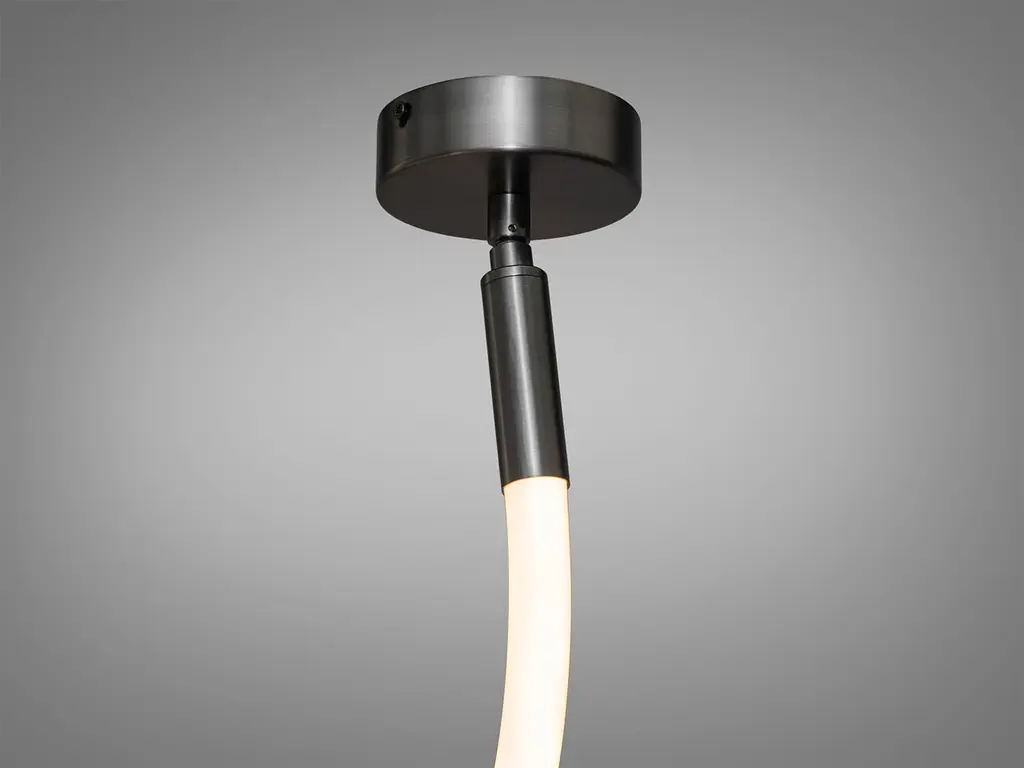 Люстра стельова LED Diasha SY9610-2500BHR Шланг 28W, чорний хром, для коридору, вітальні, кухні, спальні - фото 3