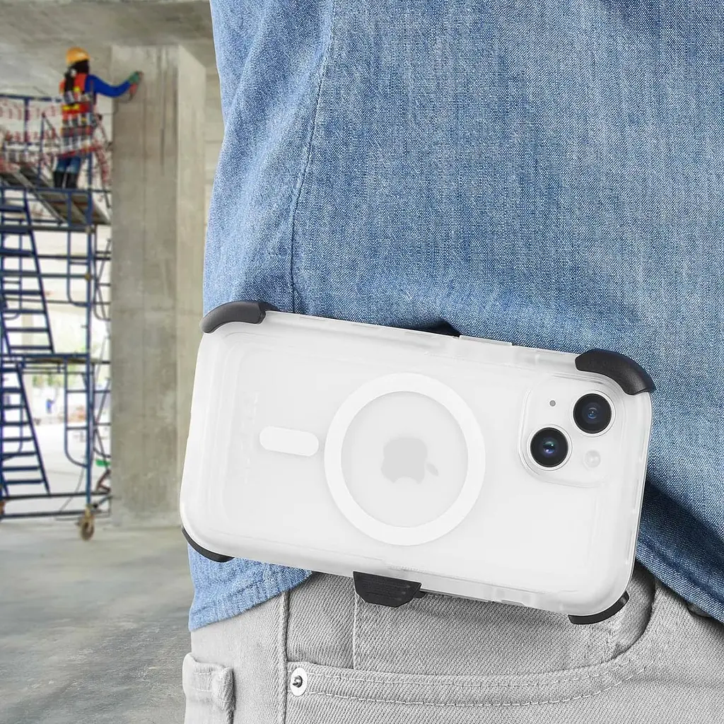 Противоударный чехол для iPhone 15 Plus/14 Plus Pelican Voyager MagSafe аналог OtterBox Defender с клипсой - фото 7