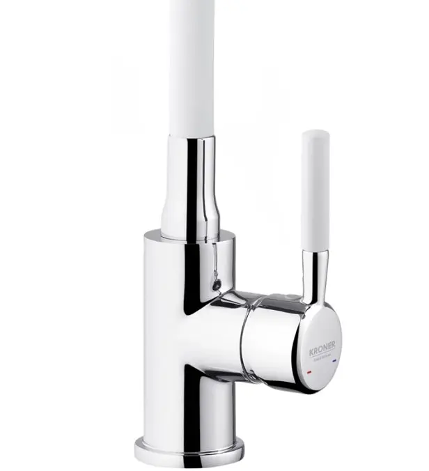 Змішувач для кухні Kroner KRM Kuche - C132WHI (CV033128) - фото 4