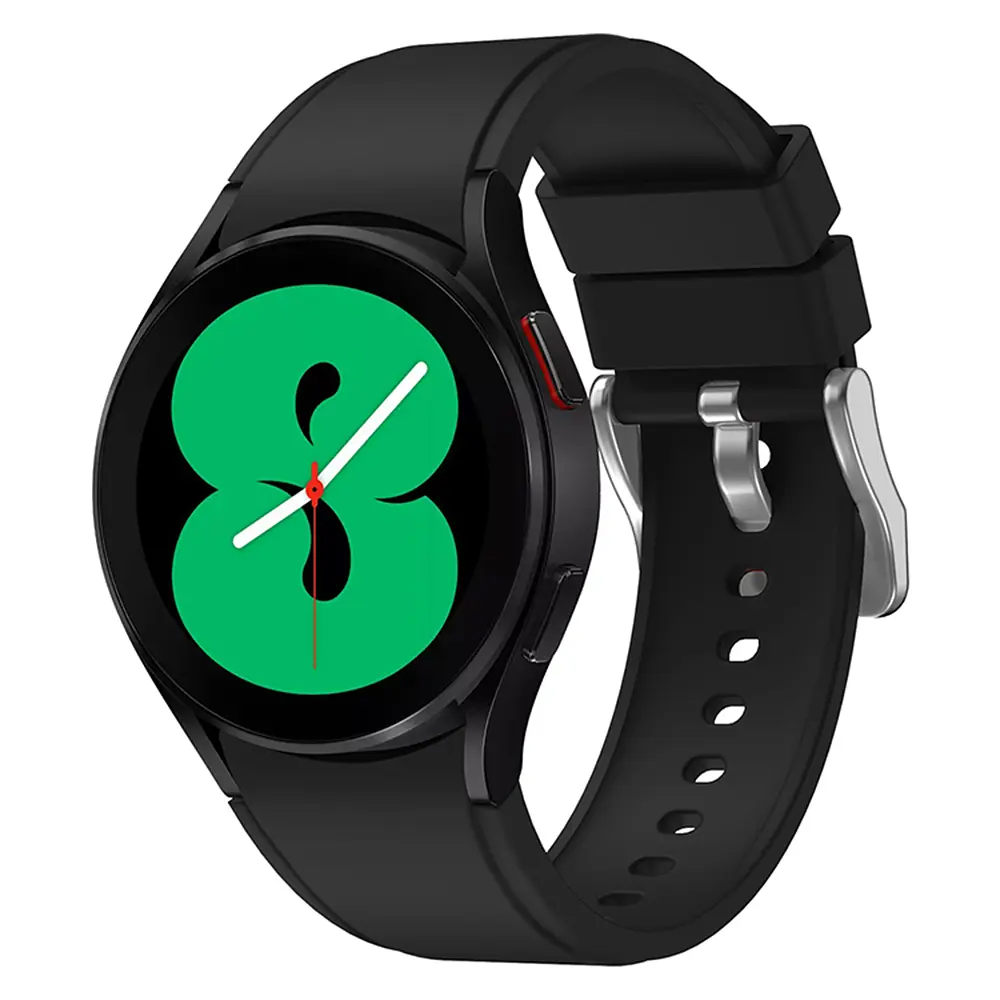 Ремінець для Samsung Galaxy Watch 5 40mm - чорний ширина кріплення 20мм силікон Watchbands Galaxy Classic (W43-3WB29898600) - фото 2