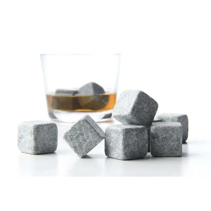 Камни для охлаждения виски 9 штук с чехлом, мыльный камень Whiskey Stones - фото 3