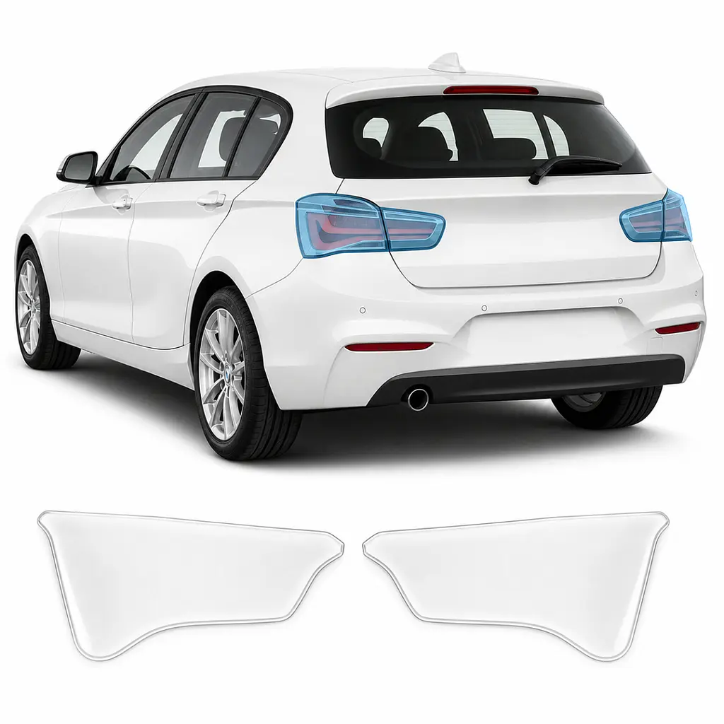 Антигравійна захисна бронеплівка за лекалами для BMW 1 Series F20 facelift 2015-2019 - задні ліхтарі стопи