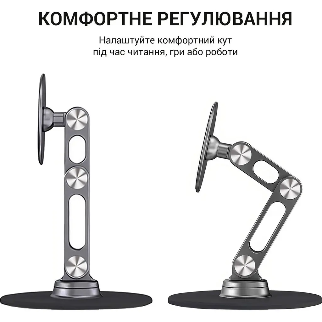Підставка для смартфона OfficePro MS760G Aluminium Alloys Grey [129092] - фото 7