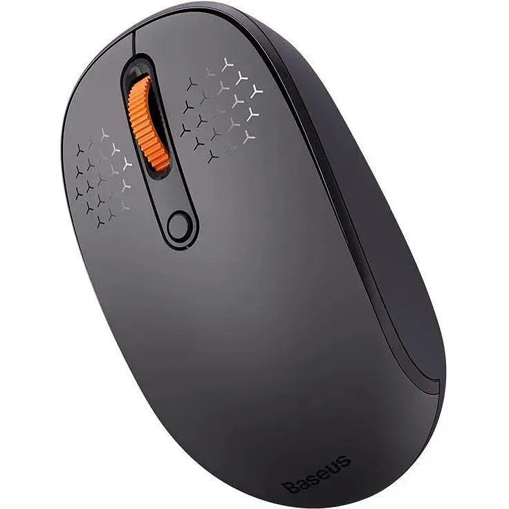 Мышь беспроводная Baseus F01B Tri-Mode Wireless Mouse 3 стандартная серая - фото 4