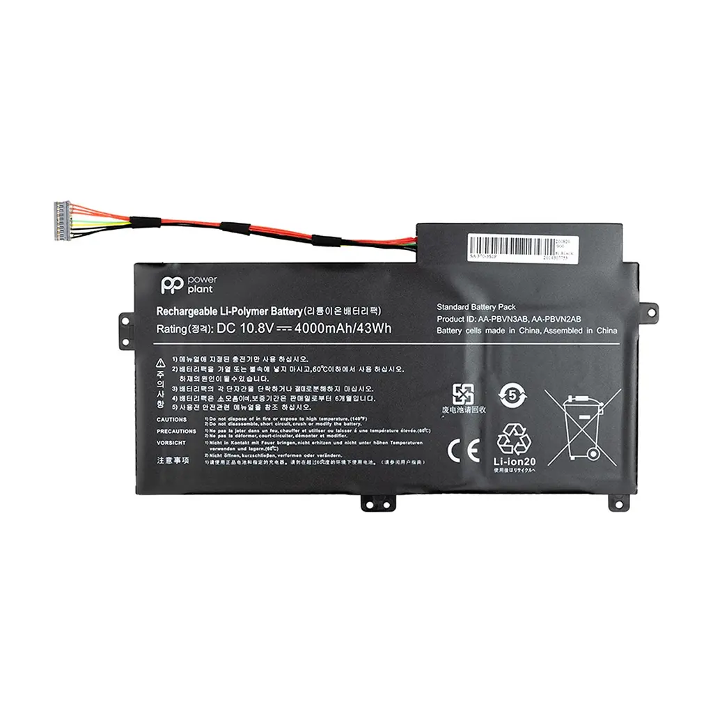 Акумулятор до ноутбука Samsung 370R (AA-PBVN3AB) 10.8V 4000mAh PowerPlant (NB490080)