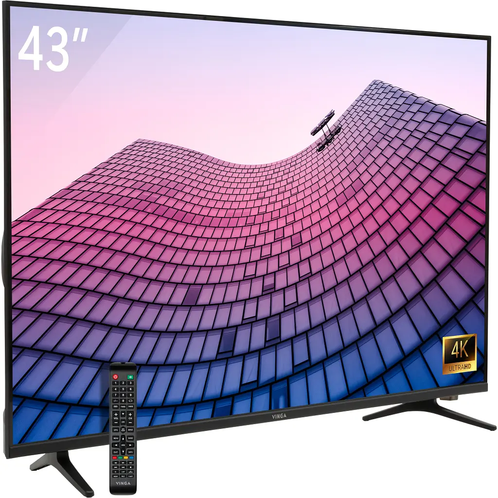 Телевізор Vinga L43UHD25B - фото 4
