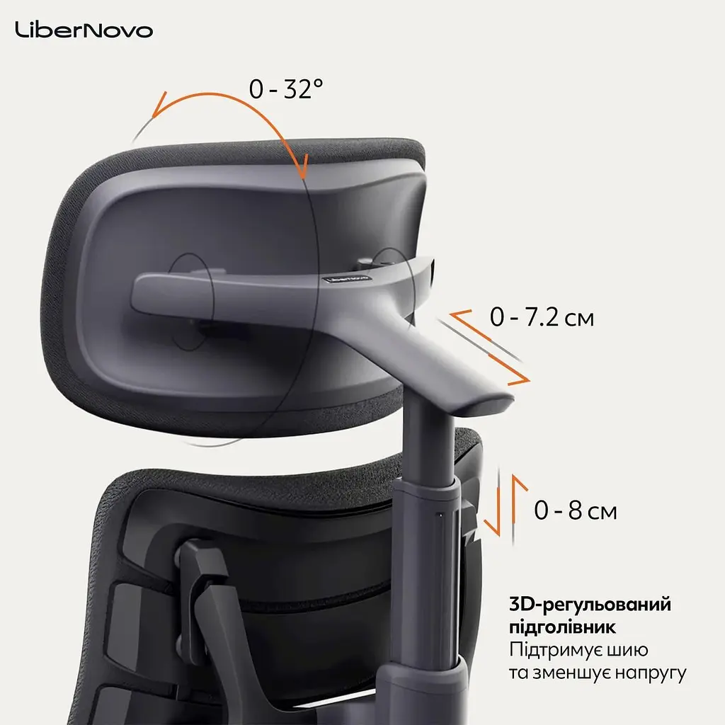 Ігрове крісло LiberNovo Omni Midnight Black (CP-GW-0000015-00-01) - фото 15