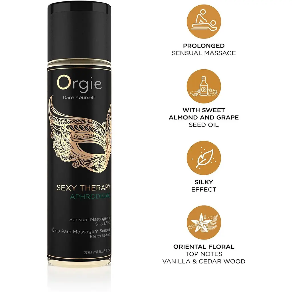 Масажна олія Orgie - Sexy Therapy Aphrodisiac (200 мл) - фото 3