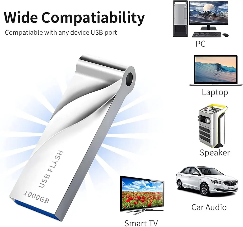 Флешнакопичувач флешка 1000 гб 1тб Usb 2.0 - фото 4
