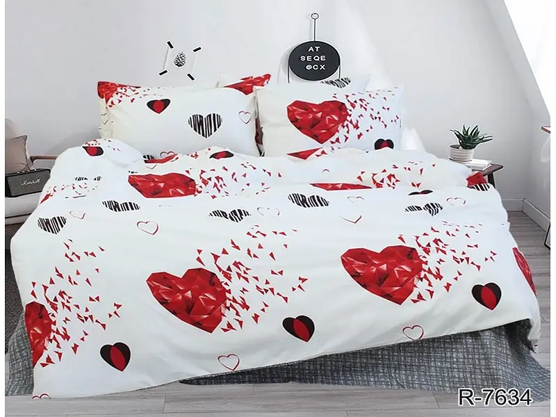 Комплект постільної білизни з компаньйоном (R7634) 1,5-спальний TAG tekstil pbe0036743 - фото 2
