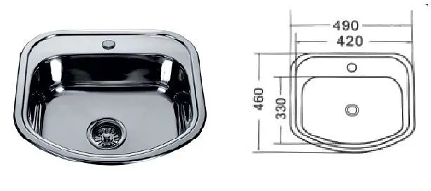 Кухонная мойка Mira MR 4946 Decor - фото 3