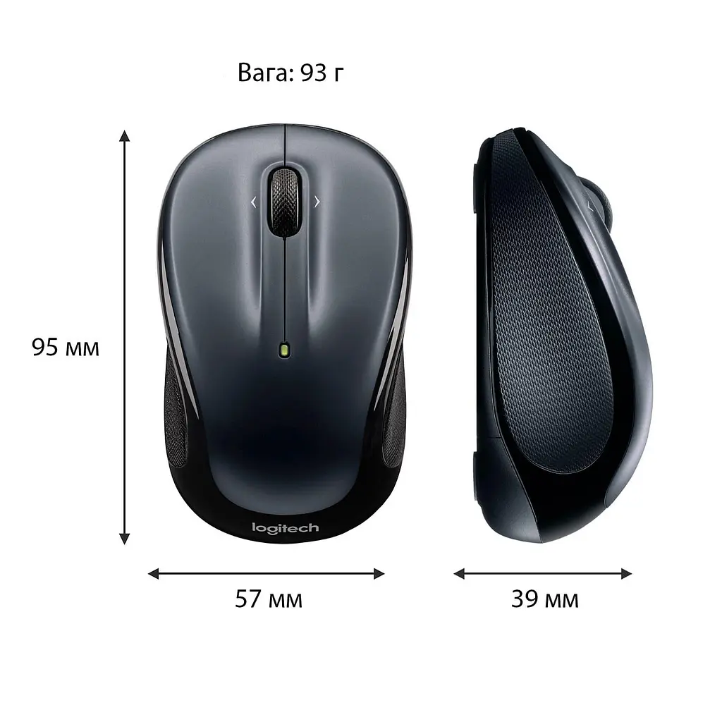 Бездротова миша Logitech M325s Wireless Dark Silver (910-006812) - фото 10