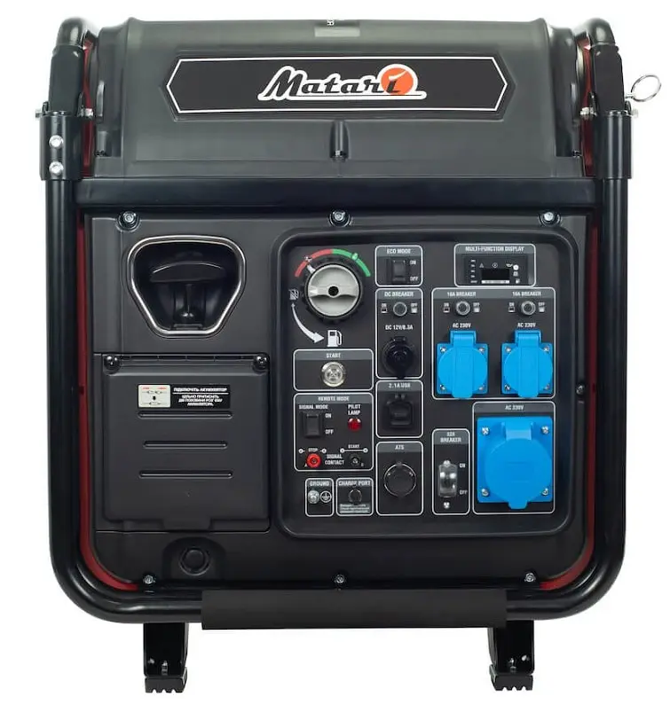 Инверторный генератор Matari 7.2/7.5 кВт M8000i-ATS - фото 2