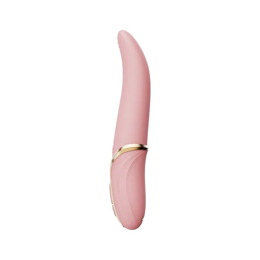 Вібратор Zalo - EVE Sakura Pink, вібрація + ротація, імітація язичка, підігрів до 39 °C - фото 2