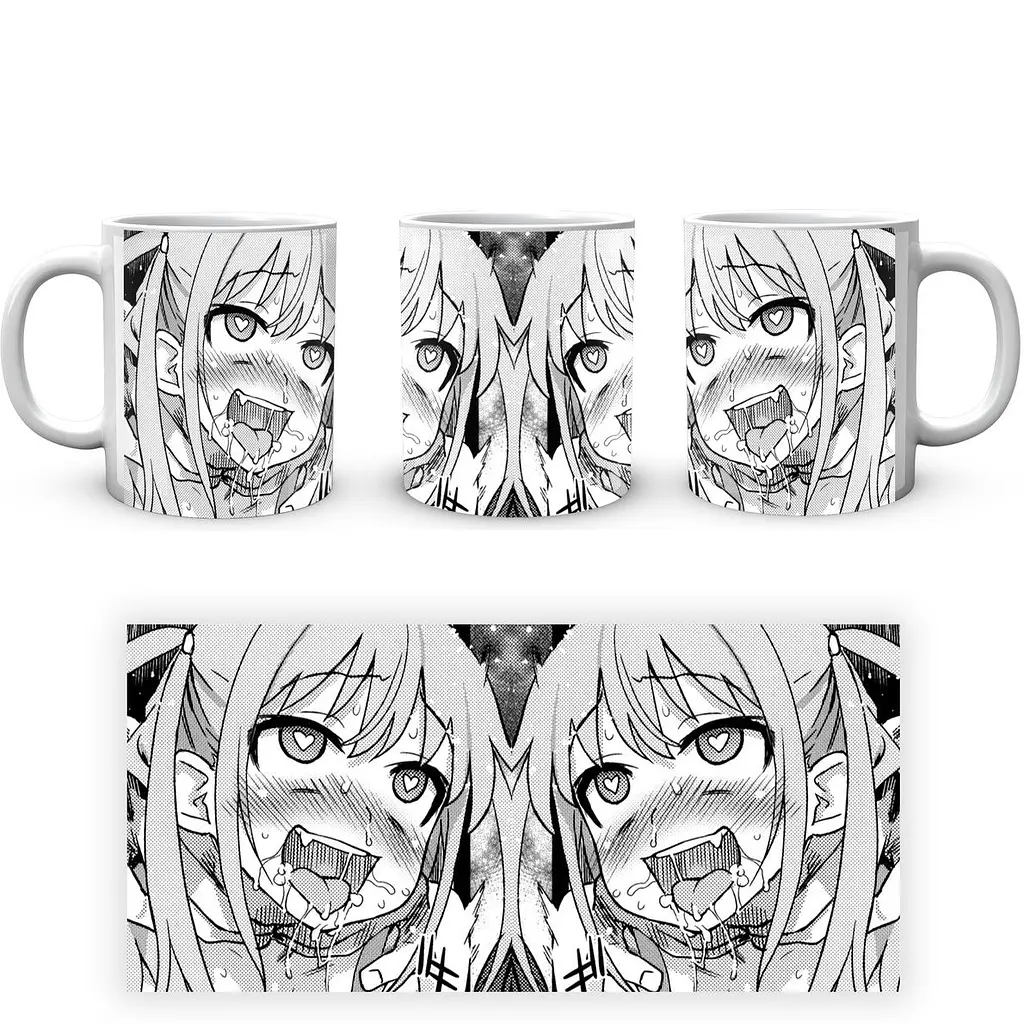 Кухоль GeekLand Ahegao Ахегао anime A 02.07 330 мл білий - фото 4