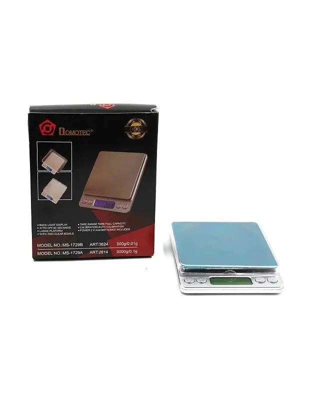 Портативна електронна вага Domotec MS-1729B 500 г 0.01 г - фото 3