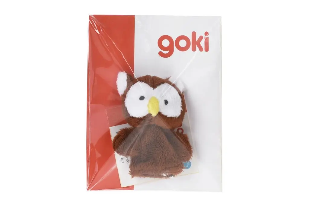 Лялька для пальчикового театру Goki Сова, 8,5 см (50962G-1) - фото 3