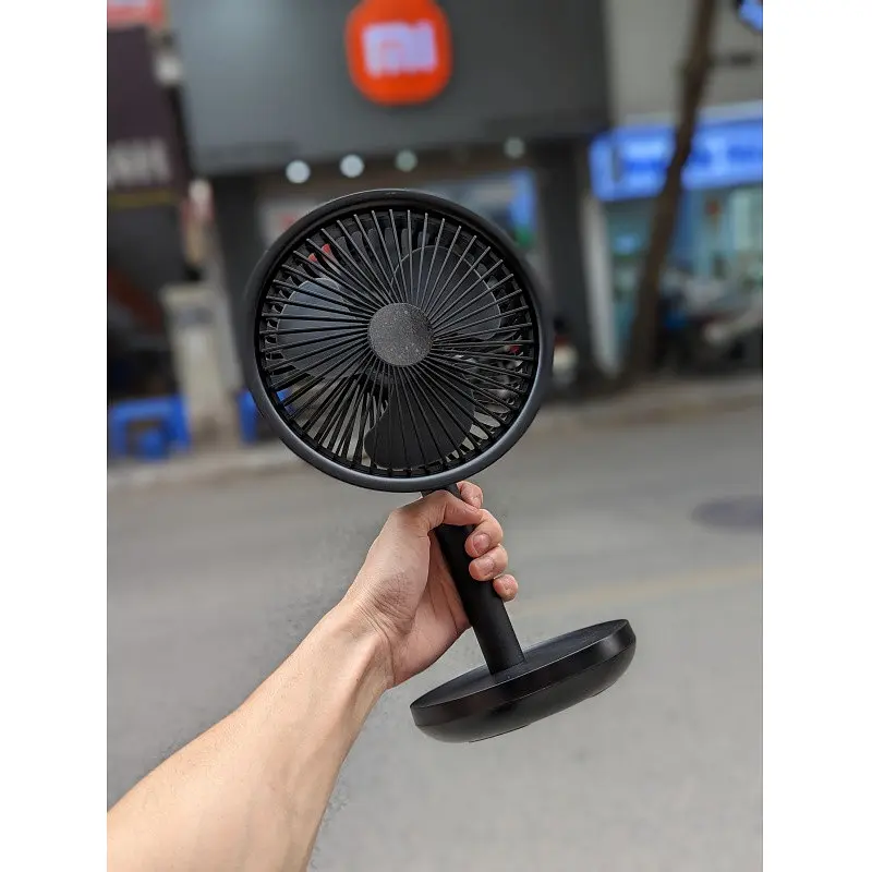 Вентилятор портативний JIPIN JP-F05 бездротовий на акумуляторі 4000mAh чорний - фото 5