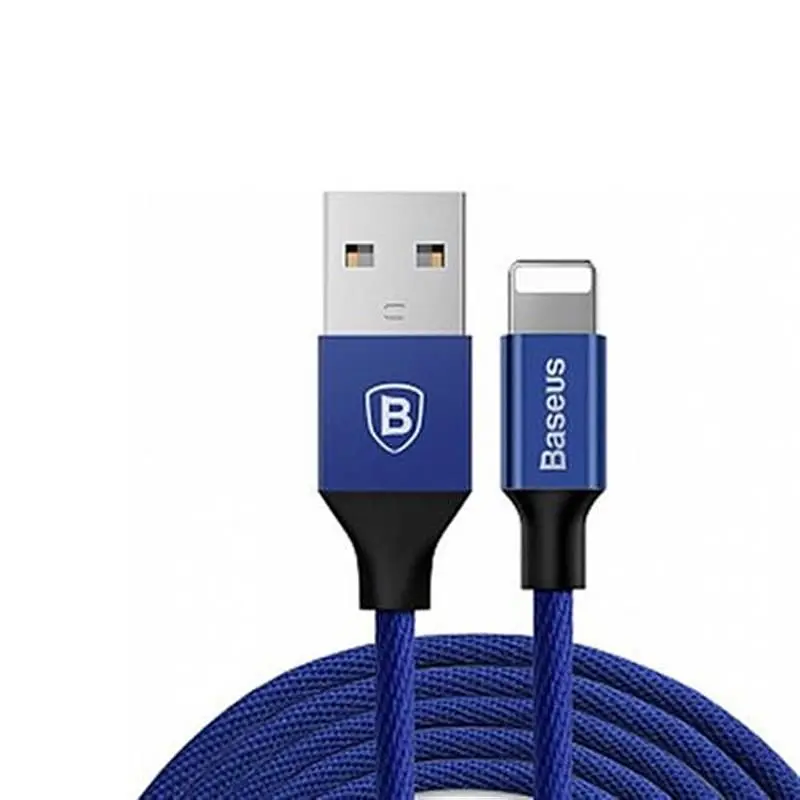 Кабель Baseus Yiven USB - Lightning (M/M), 1.8 м Navy Blue (CALYW-A13) - фото 2