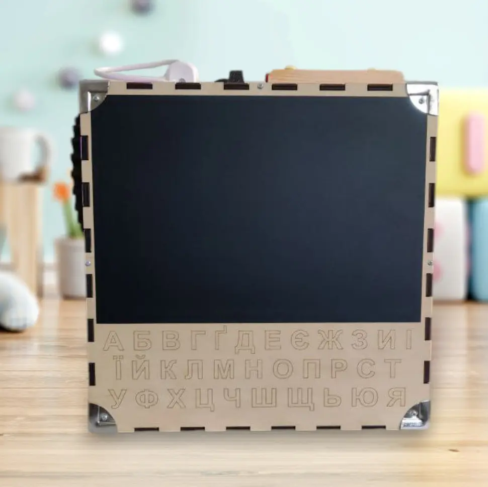 Развивающая игрушка Бизикуб Temple Group TG200132 30х30х30 см Розовый - фото 8