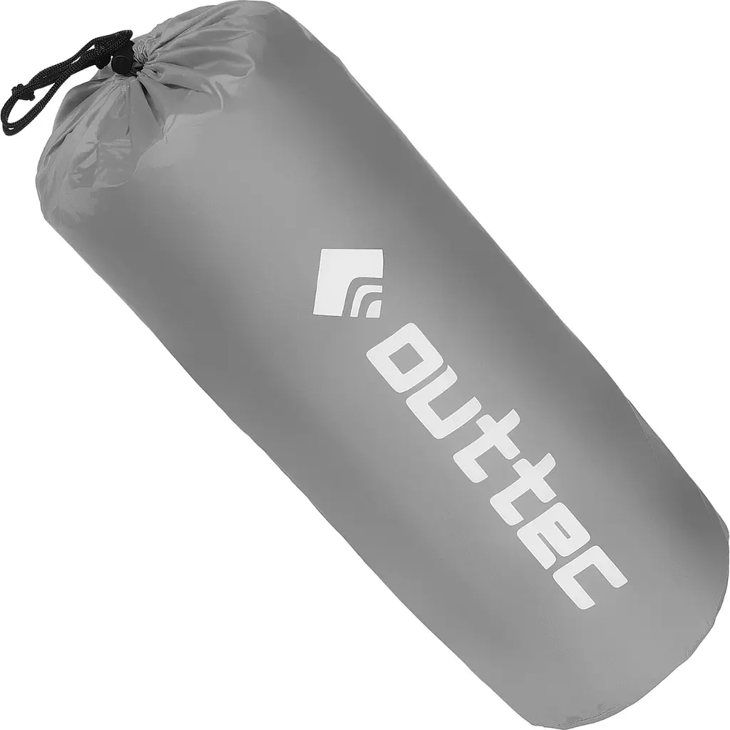 Самонадувающийся коврик Outtec гладкий 180х53х4 см серый - фото 7