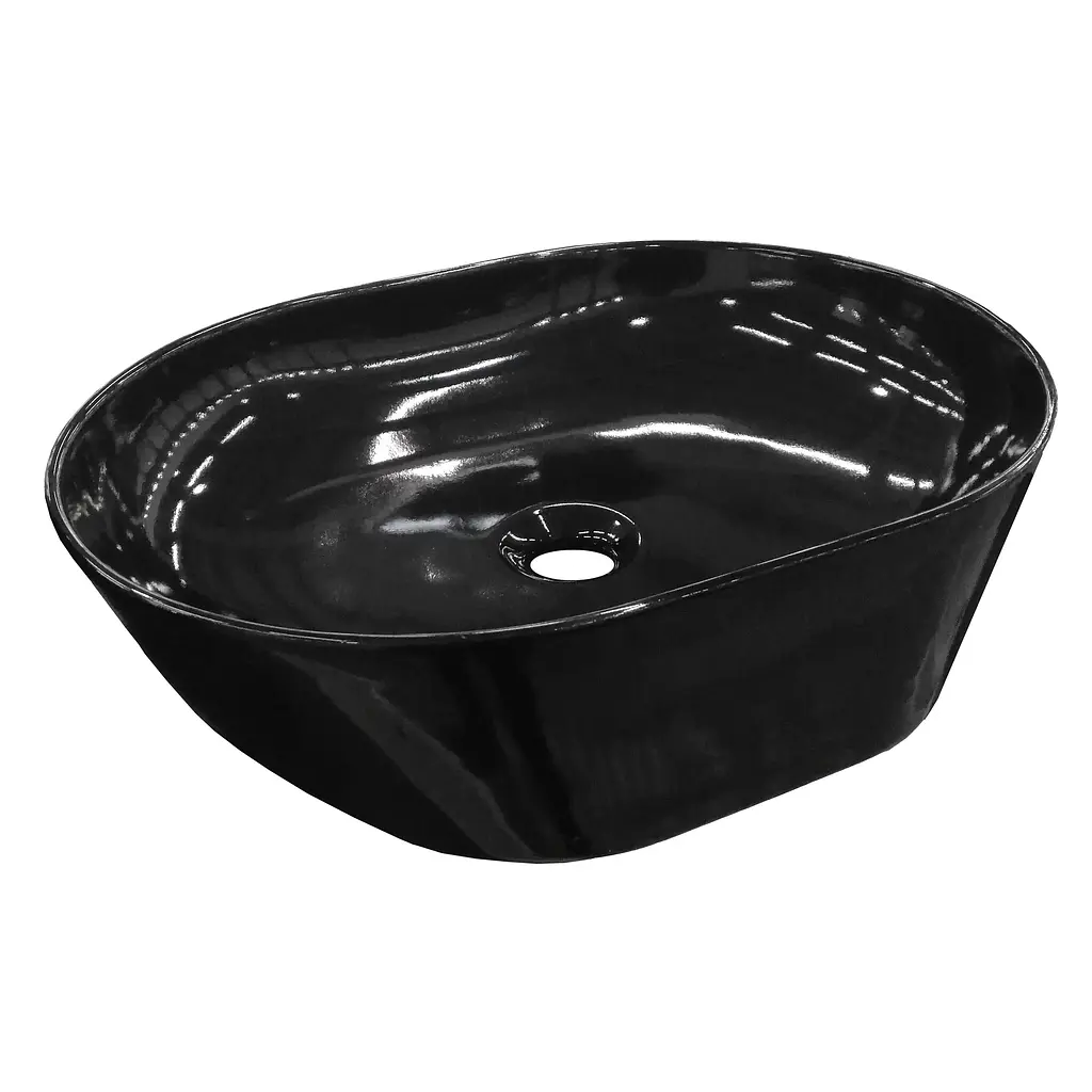 Умивальник Volle Amadeus 50x38 13-01-06Black, Чорний - фото 2
