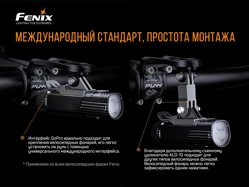 Велосипедный крепеж Fenix ALD-10 - фото 6