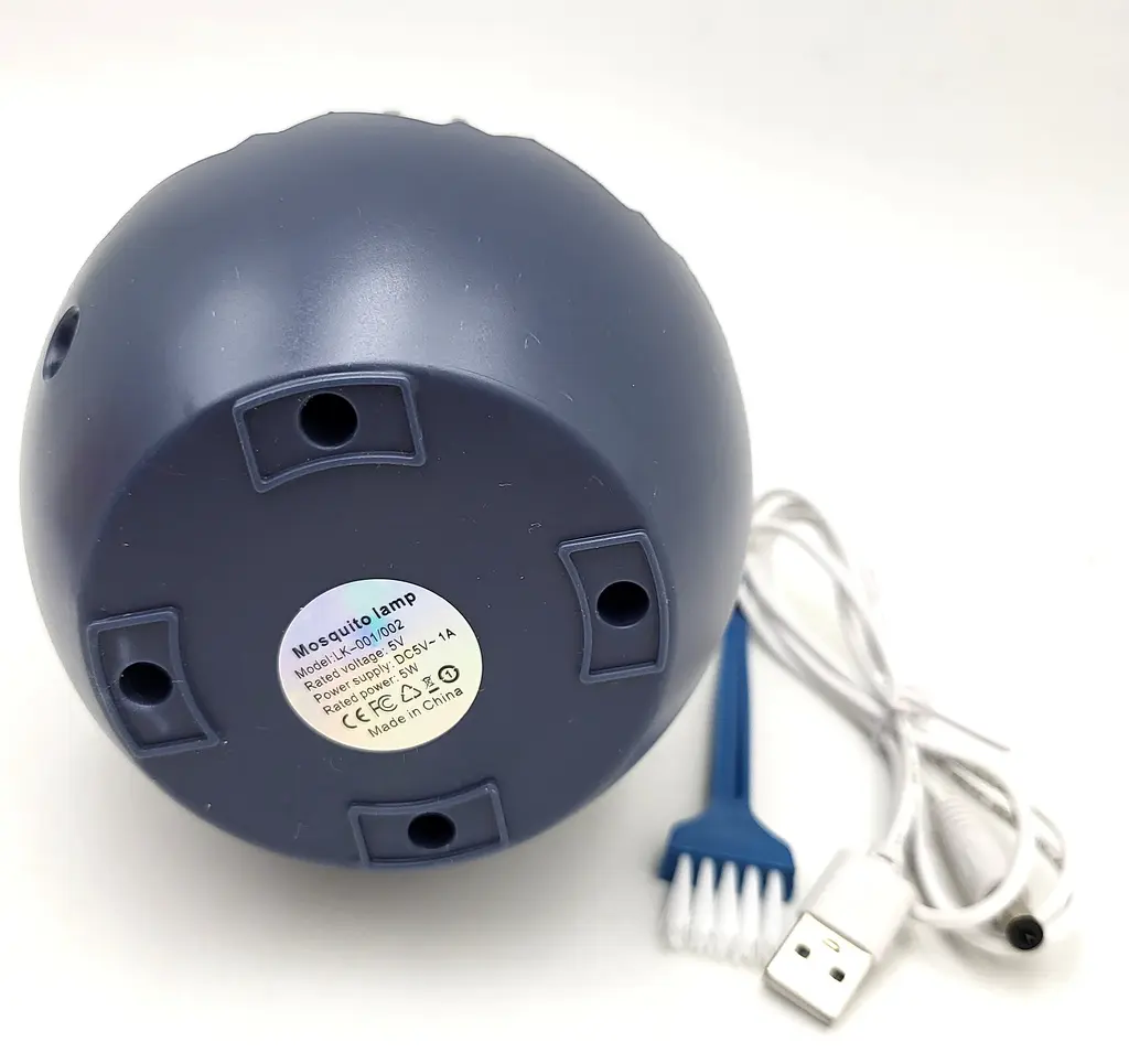 Лампа для комарів акумуляторна 5W від USB 2в1 LED світильник нічник і Електрична пастка знищувач комах 16см UKC Mosquito Killer Lamp LY-841 - фото 10