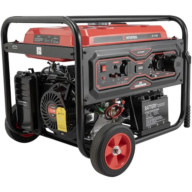 Генератор газово-бензиновий Intertool DT-1158 [114572] - фото 6