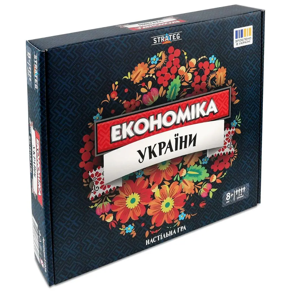Настільна гра Strateg "Економіка України" у коробці (31029)